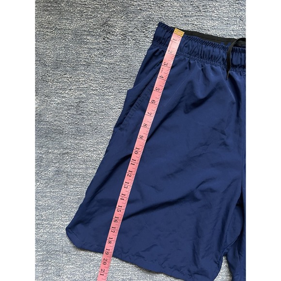 Nike Dri-FIT Training Shorts Men's Size Large – Navy Blue Athletic Shorts - Picture 4 of 10